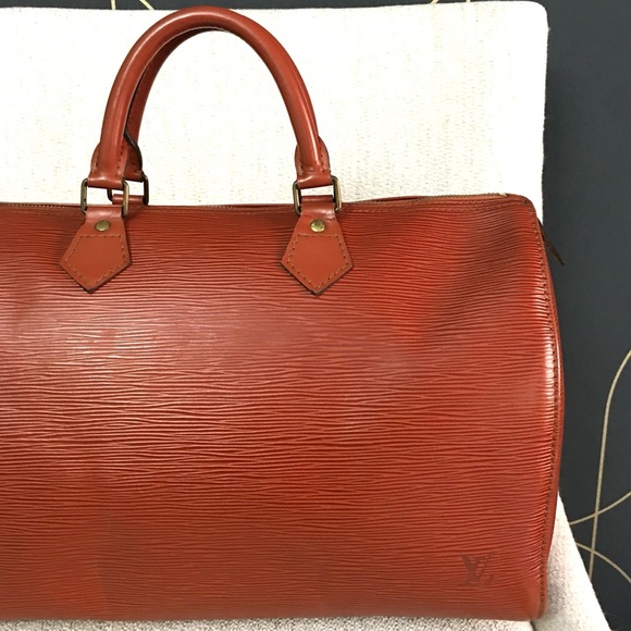 Authentic Louis Vuitton Kenya Speedy 35 bag brown Epi leather - Picture 4 of 16